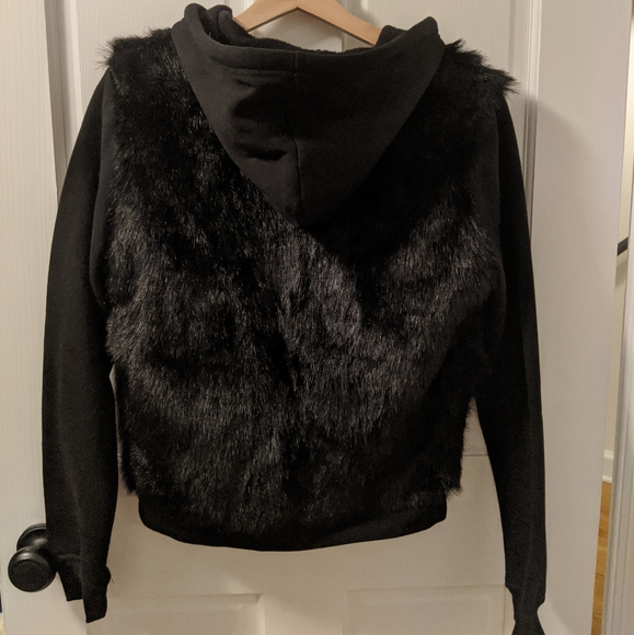 Stussy Black Fur Jacket - Picture 4 of 5